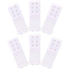White adjustable bra extender straps shown in various sizes and angles