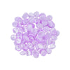 A pile of light purple silk rose petals for weddings and events.