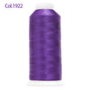 A spool of purple embroidery thread labeled Col.1922 with a white core.