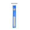 A pack of five stainless steel double-pointed knitting needles, 20 cm long.