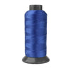 A roll of heavy duty 3-ply nylon sewing thread in a deep blue color.