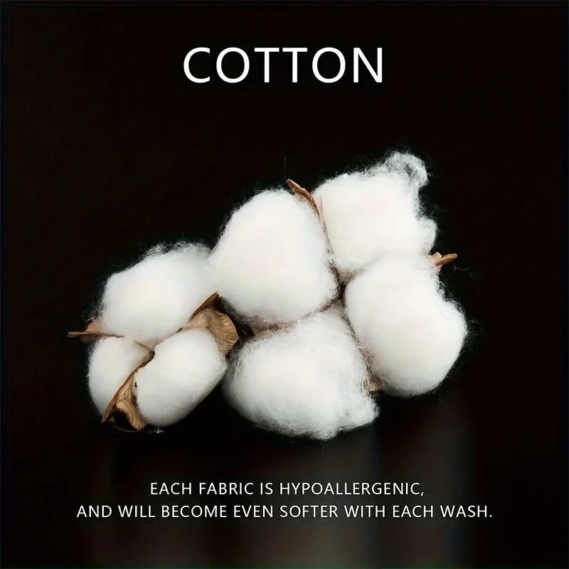White cotton balls showing softness and fluffiness for a pillowcase product.