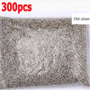 300 pieces of old silver stainless steel eye screw pins for jewelry making