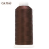 A spool of dark brown embroidery thread labeled Col.1659