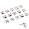 Square Pyramid Metal Studs for DIY Leathercraft and Punk Fashion