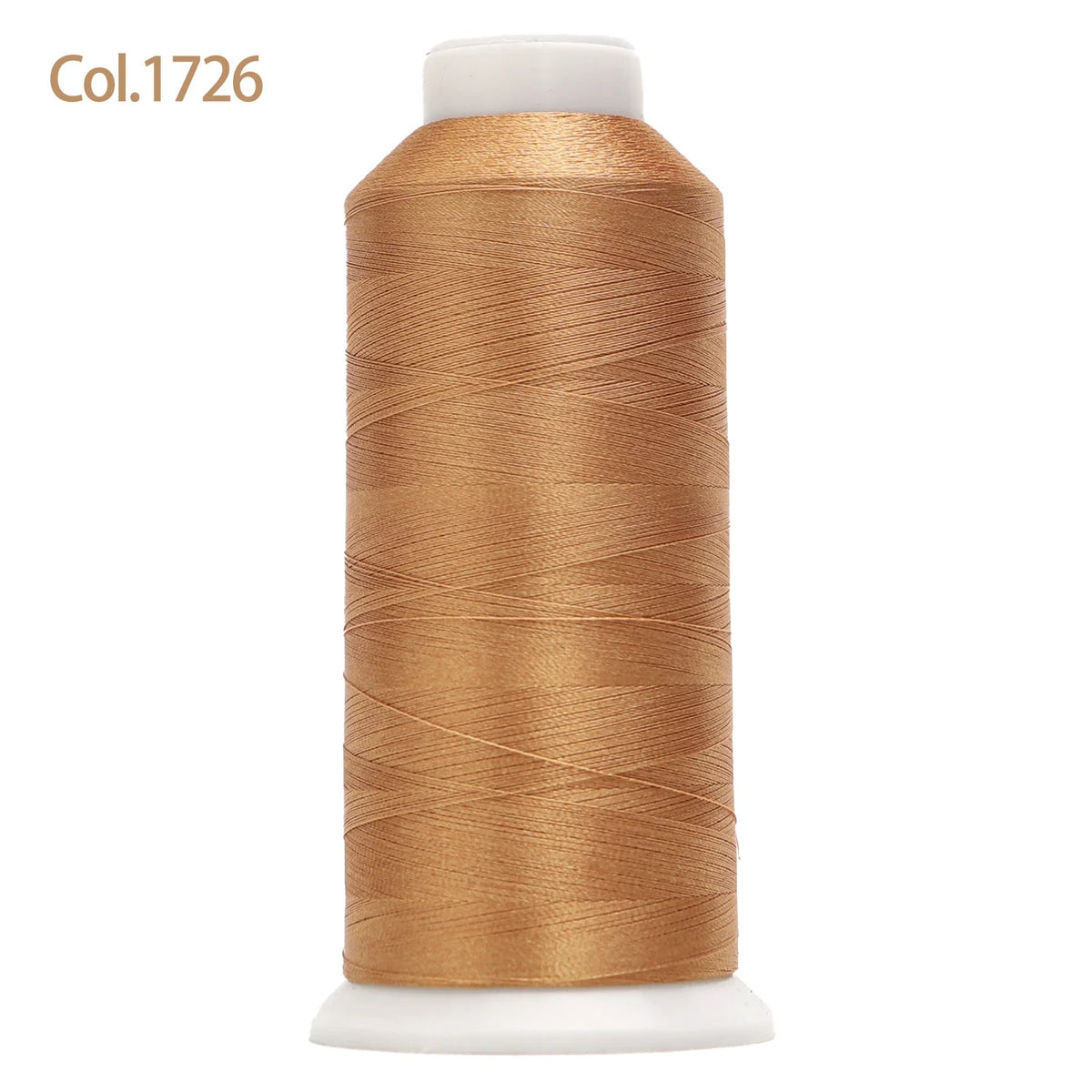 Spool of gold embroidery thread labeled Col.1726