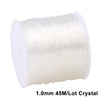 A spool of 1.0mm 45M Lot Crystal transparent elastic cord for jewelry making