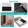 Instructions show how to use a conductive grounding mattress pad by snapping the cord into the mat and plugging it into an ou