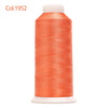 A spool of bright orange embroidery thread labeled Col.1952