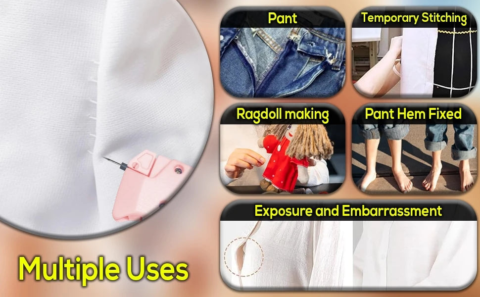 Handheld Micro Stitching Gun for Clothing and Quilting