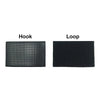 A black USA flag tactical reflective patch showing both hook and loop backing options.