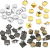 Square Pyramid Metal Studs for DIY Leathercraft and Punk Fashion