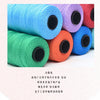 Rolls of various colored hand knitting and crochet cord for crafting