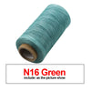 Roll of N16 Green waxed thread for leather and crafting